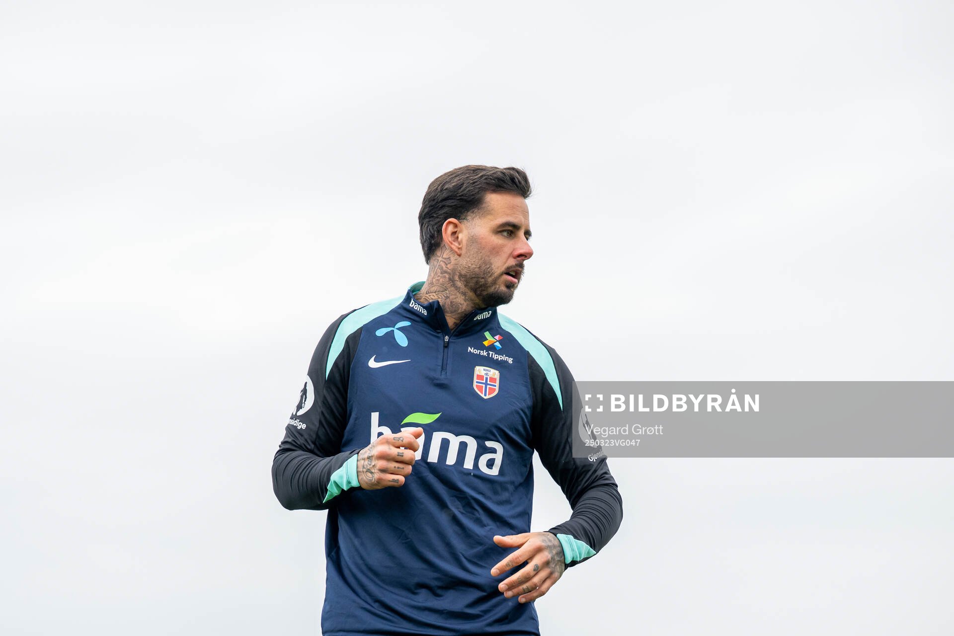 Aron Dønnum of the Norwegian national football team
