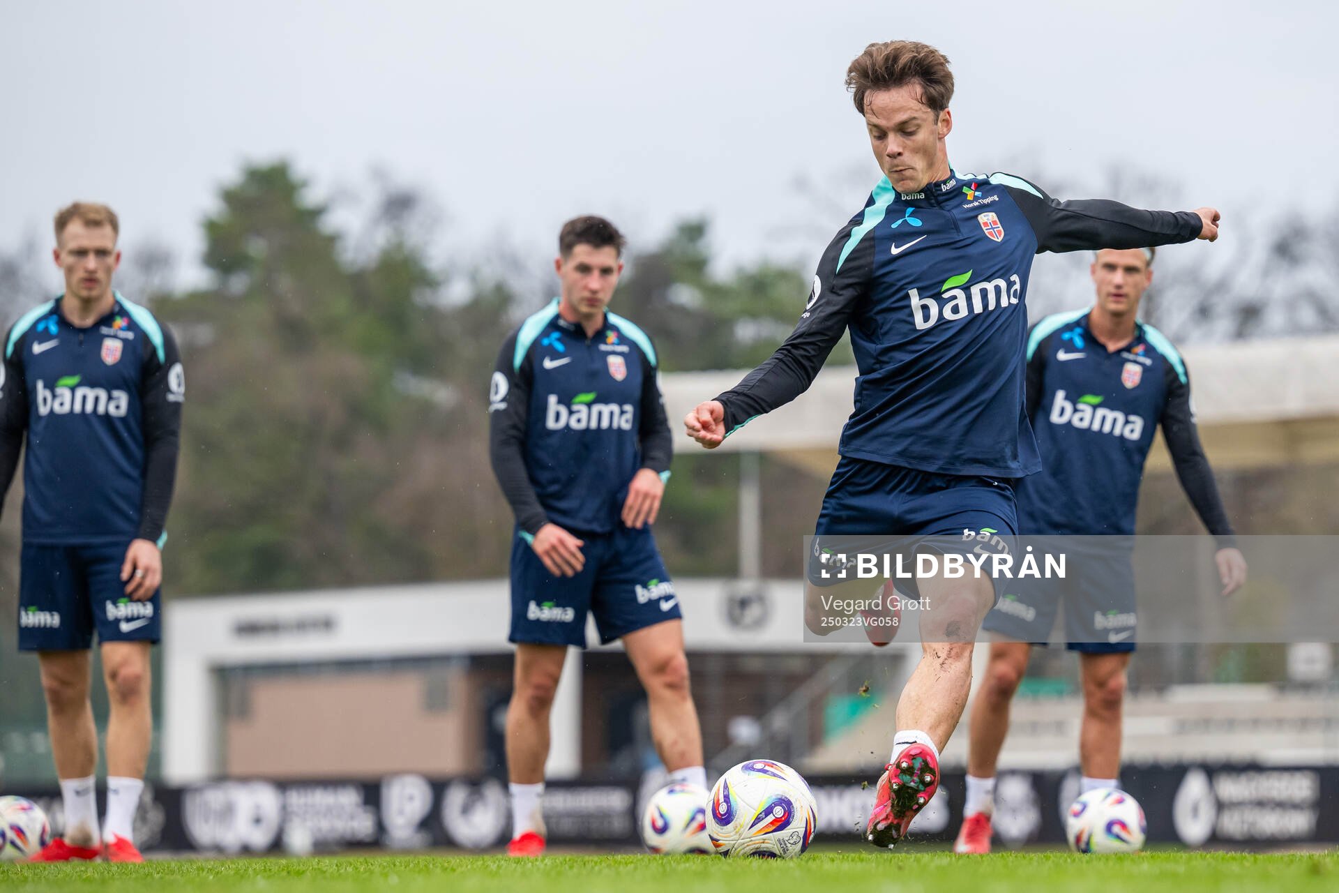 Felix Horn Myhre of the Norwegian national football team