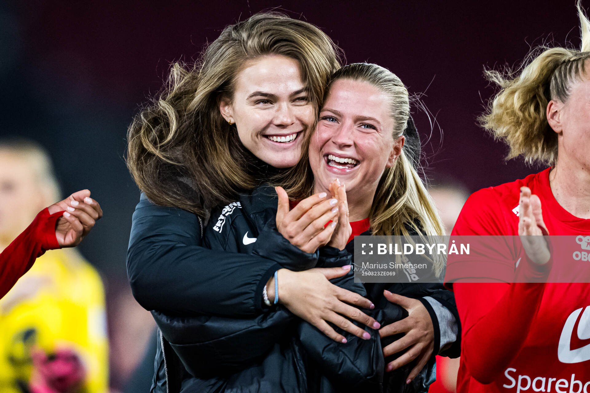 Marthine Østenstad and Monica Nedgård Isaksen of Brann