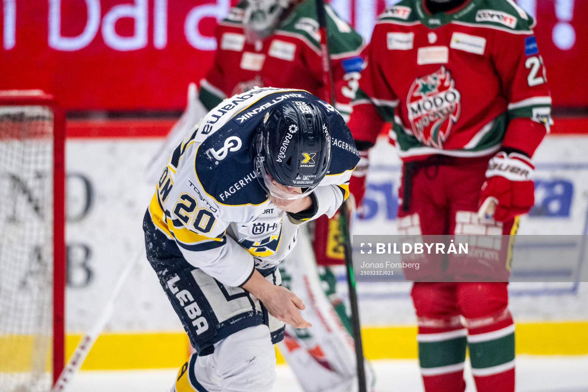 HV71s Andre Petersson har ont