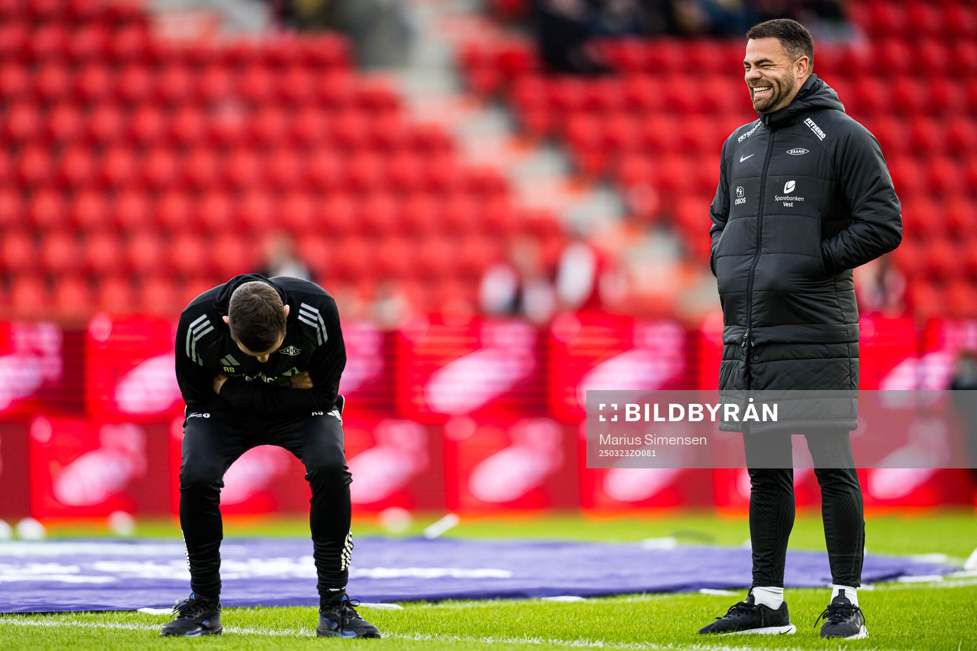 Robin Shroot, head coach of Rosenborg, and Martin Ho, head