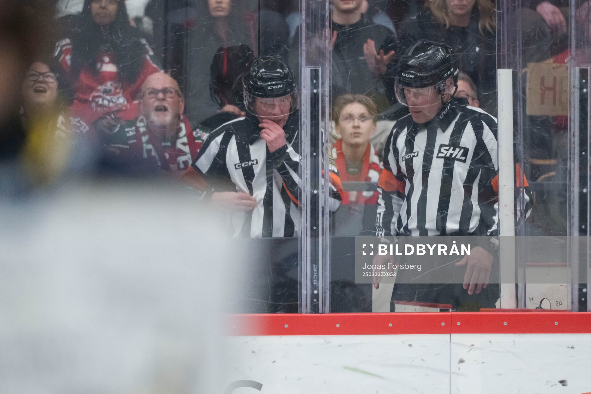 Domare Mikael Holm och Tobias Björk
