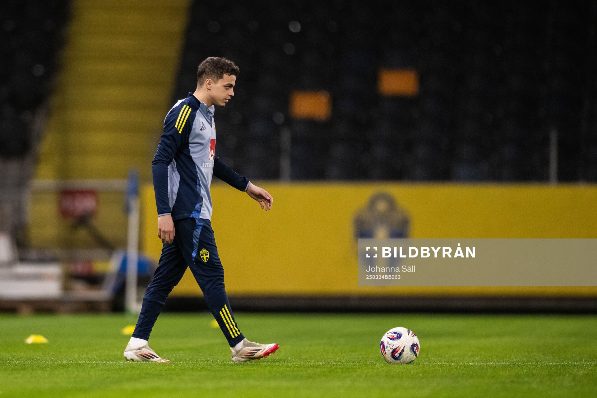 Yasin Ayari of the Swedish men's national football team