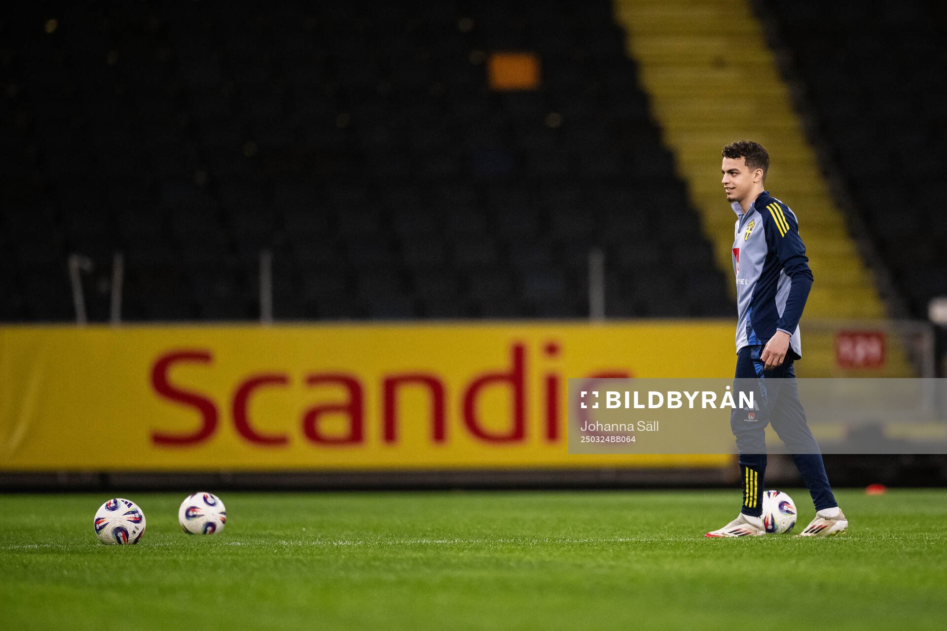 Yasin Ayari of the Swedish men's national football team