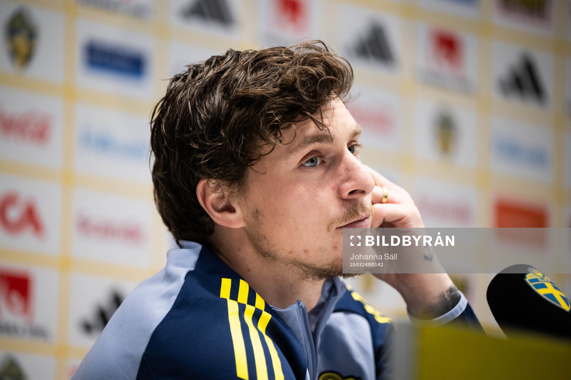 Victor Nilsson Lindelöf of the Swedish men's national