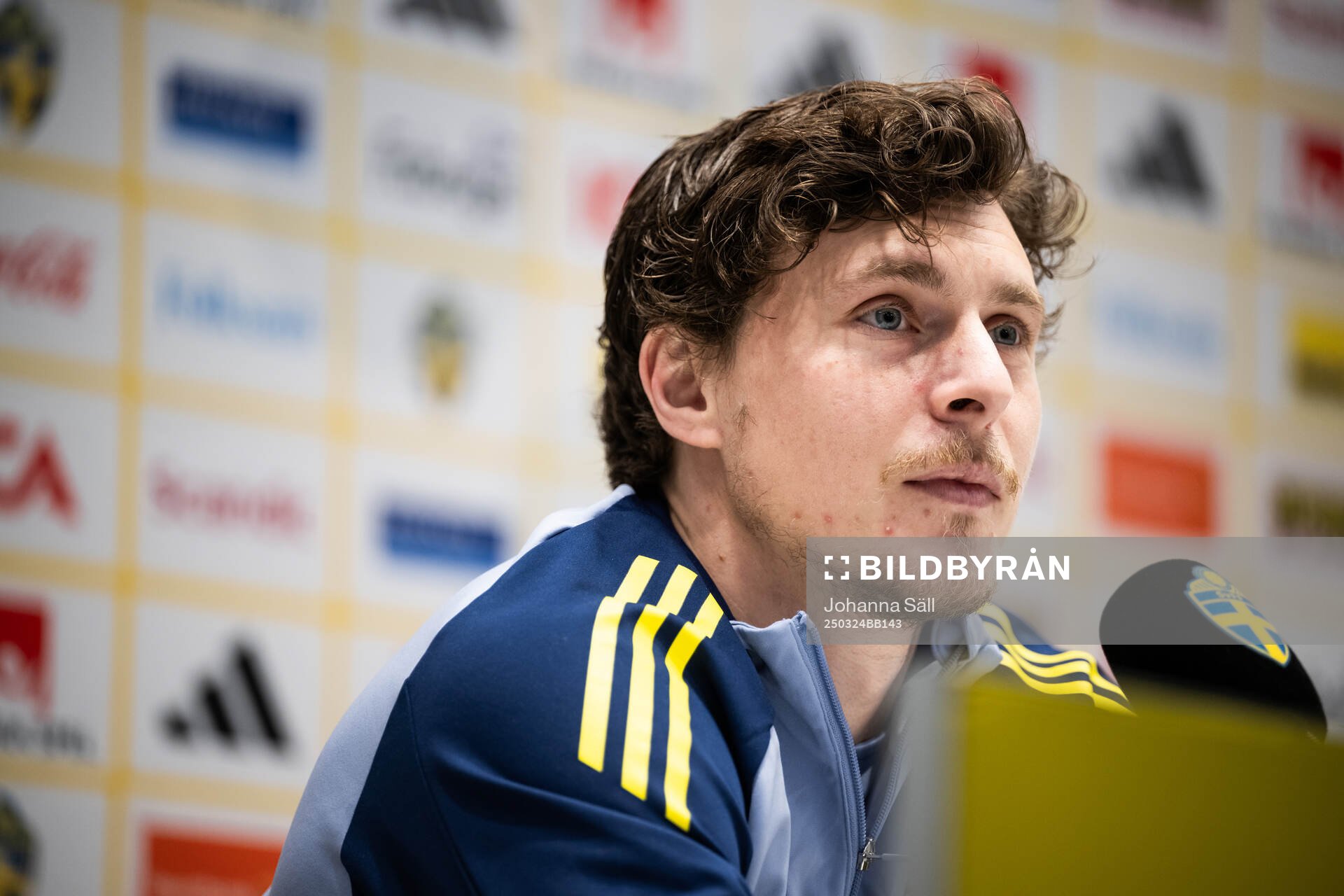 Victor Nilsson Lindelöf of the Swedish men's national