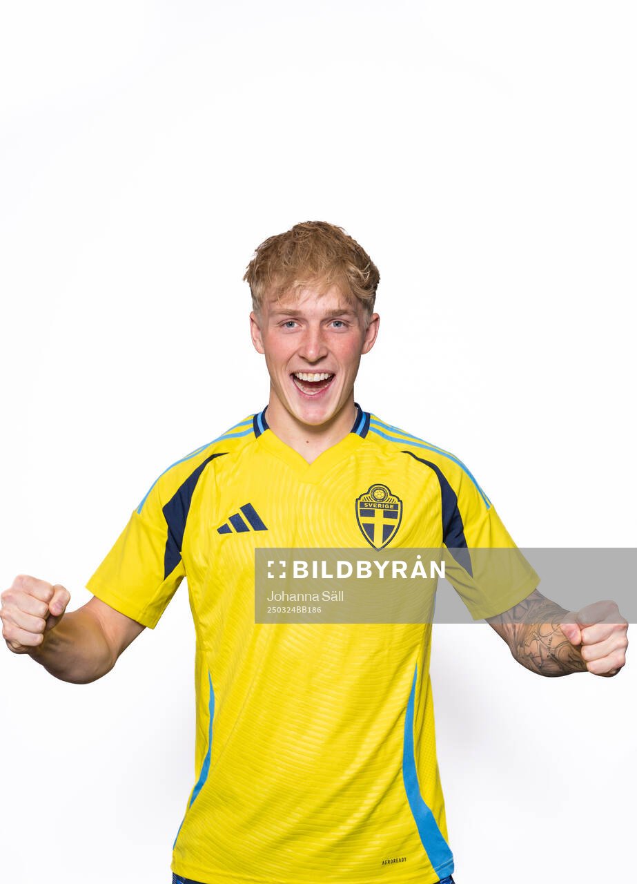 Melker Widell of the Swedish men’s national football team