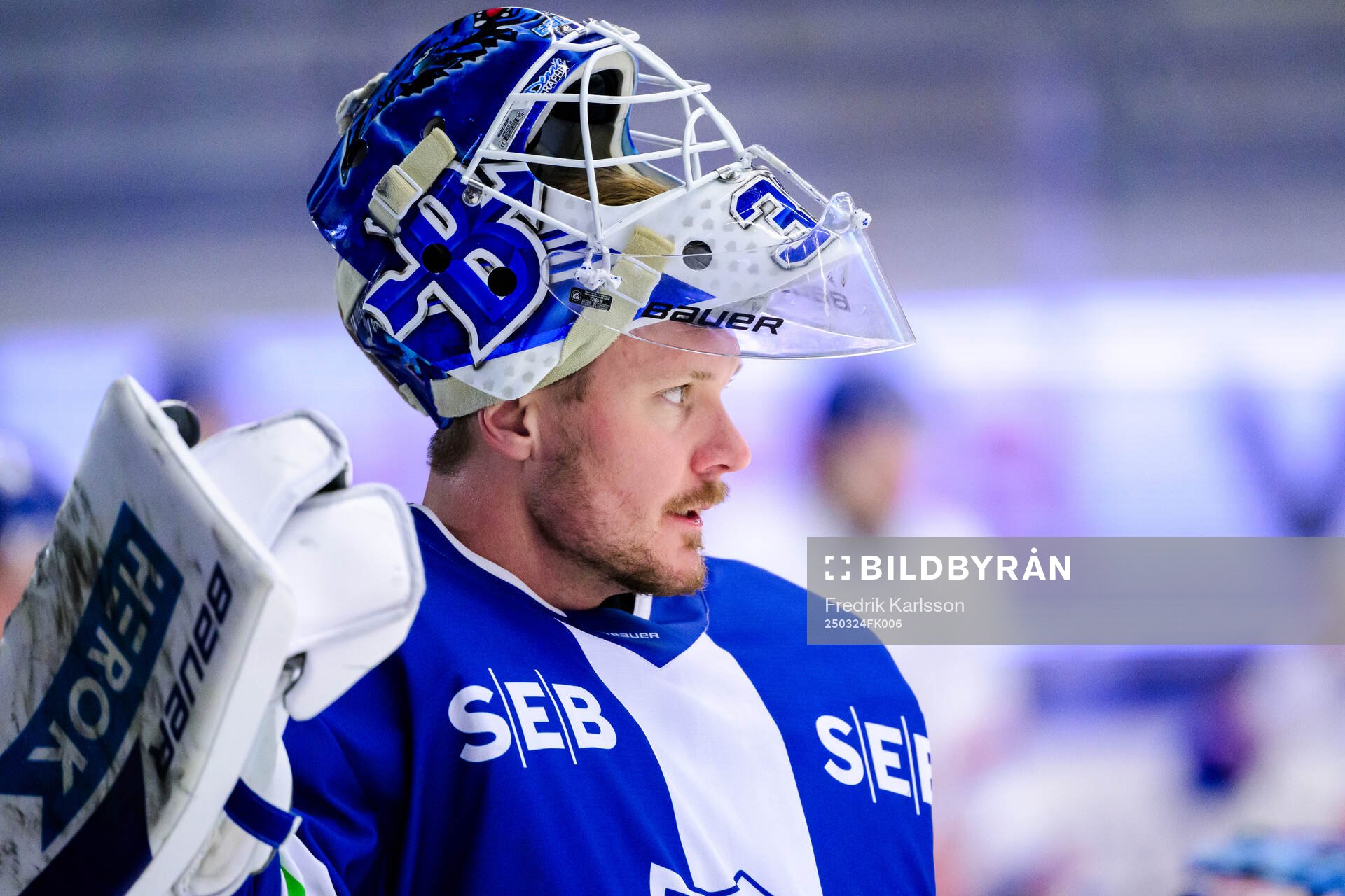 Karlskogas målvakt Lars Volden