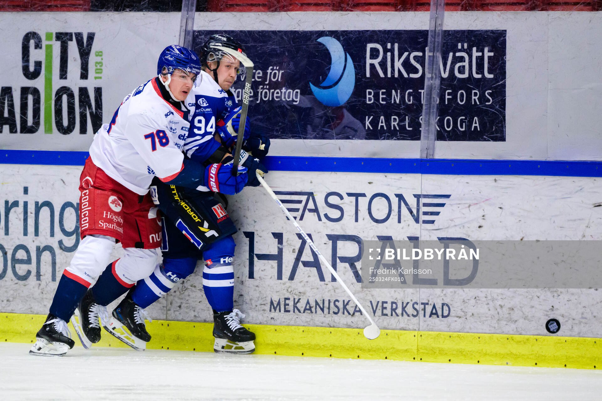 Oskarshamns Herman Hansson och Karlskogas Henrik Larsson