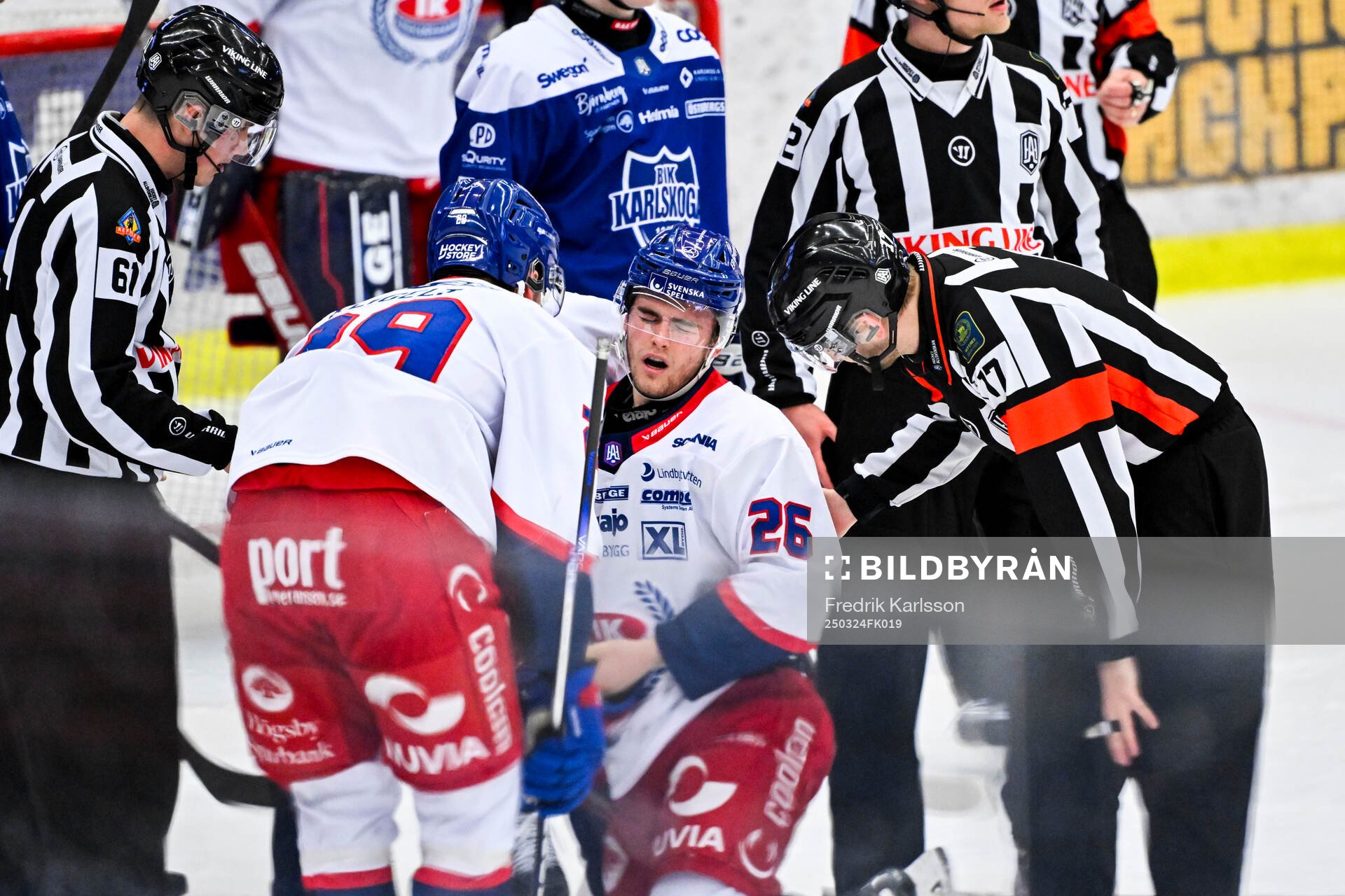 Oskarshamns Ville Jonsson har ont