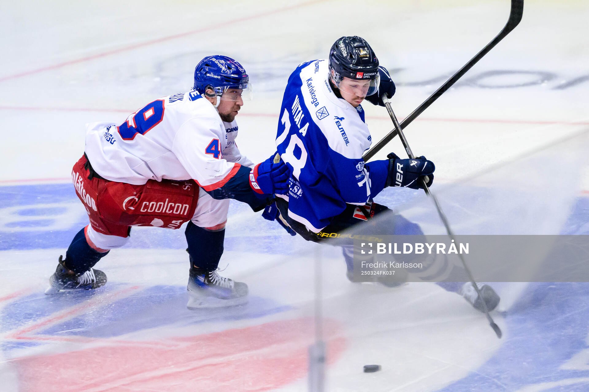 Oskarshamns Michael Joyaux och Karlskogas Leevi Viitala