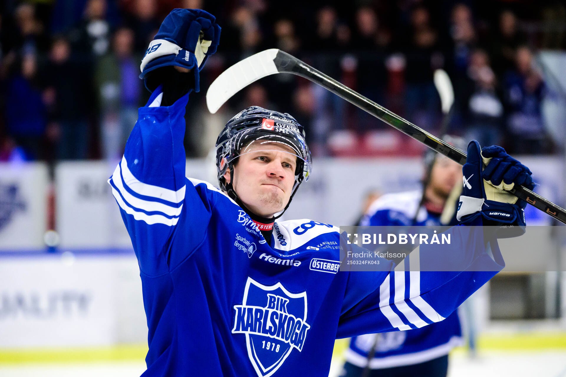 Karlskogas Eskild Bakke Olsen jublar