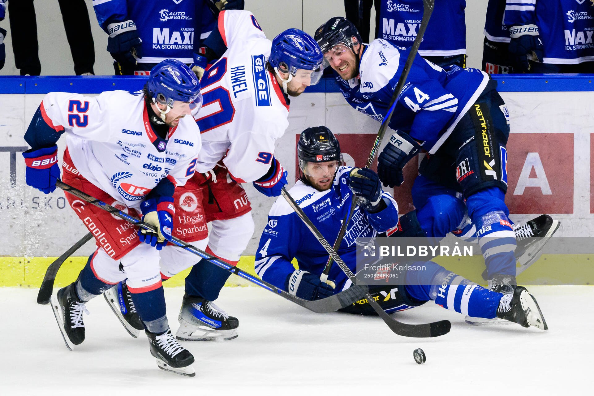 Oskarshamns Erik Reed Bradford och Liam Hawel