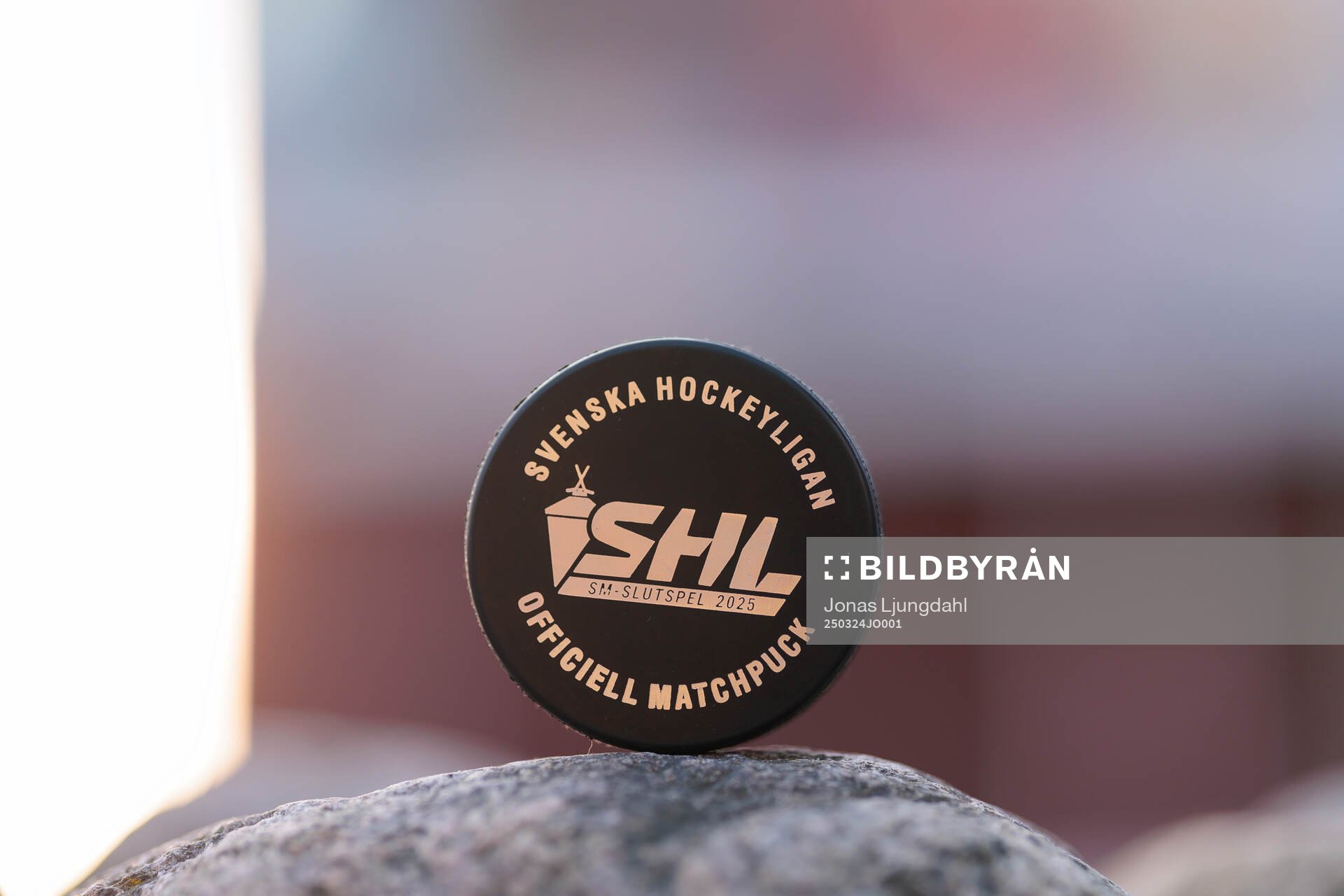 Matchpuck med SHL logo
