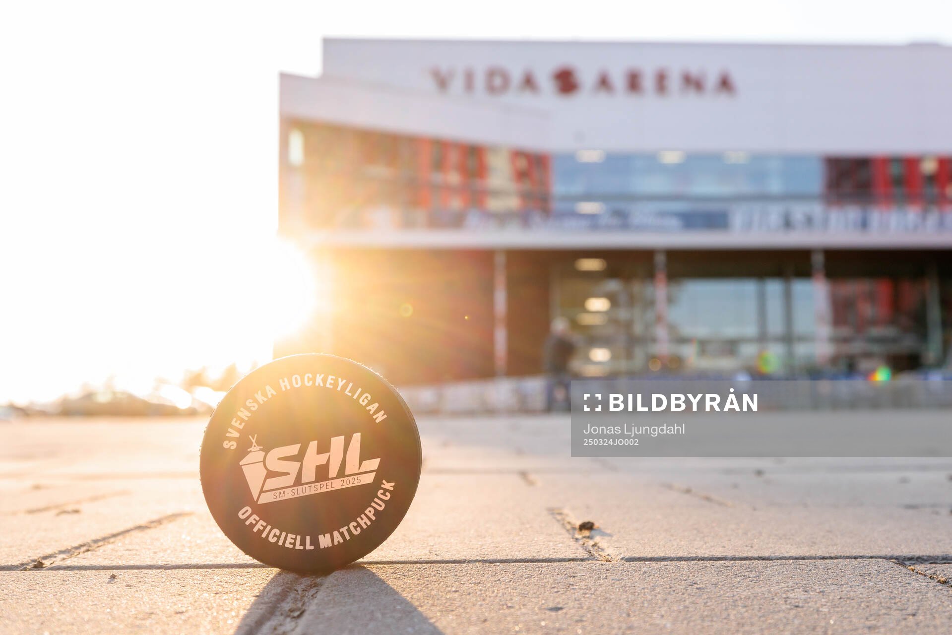 Matchpuck med SHL logo