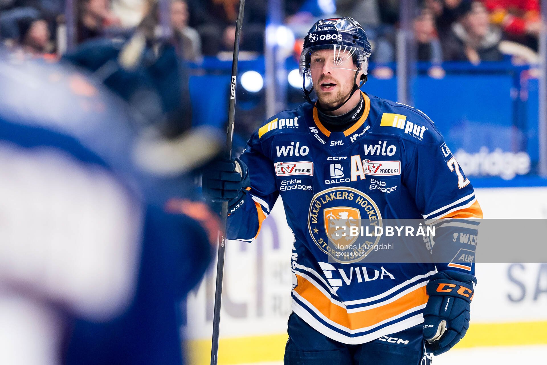 Växjös Martin Lundberg jublar