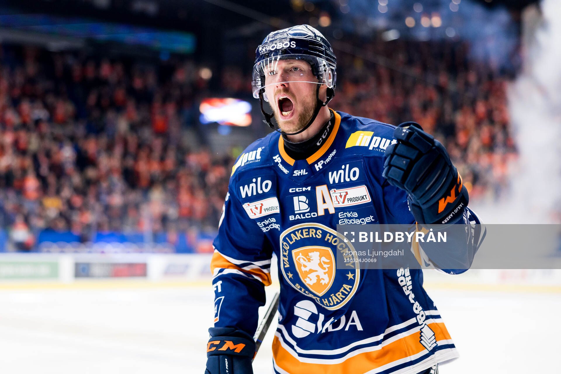 Växjös Martin Lundberg jublar