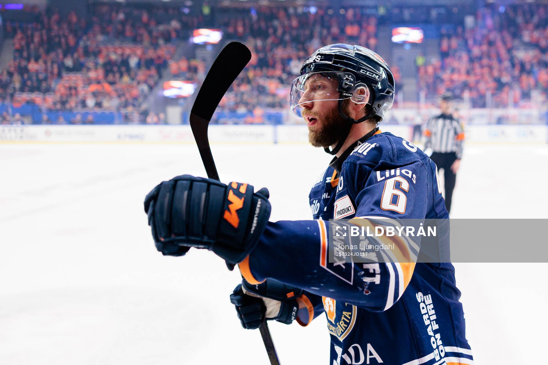 Växjös Petter Granberg jublar