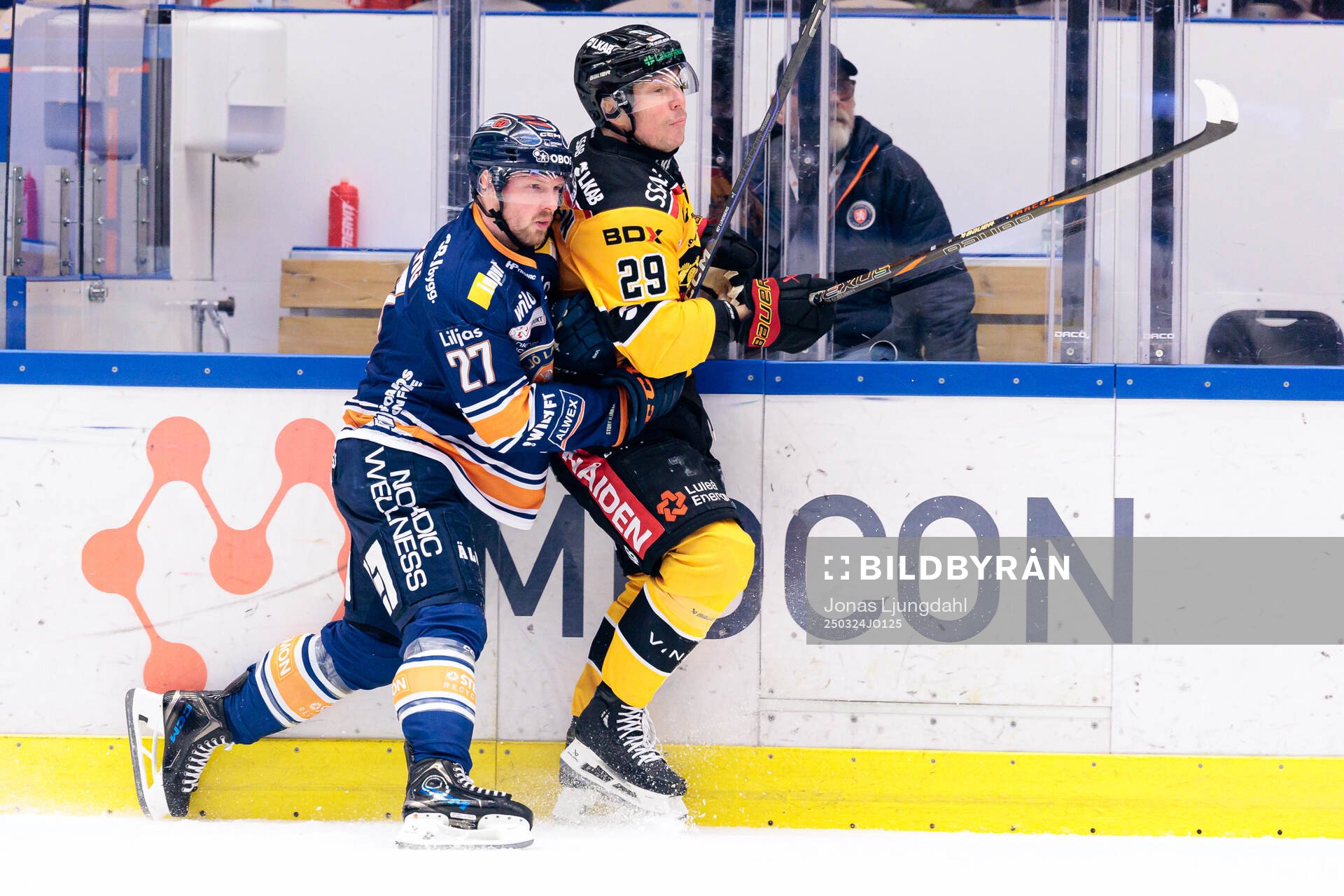 Växjös Martin Lundberg och Luleås Erik Gustafsson