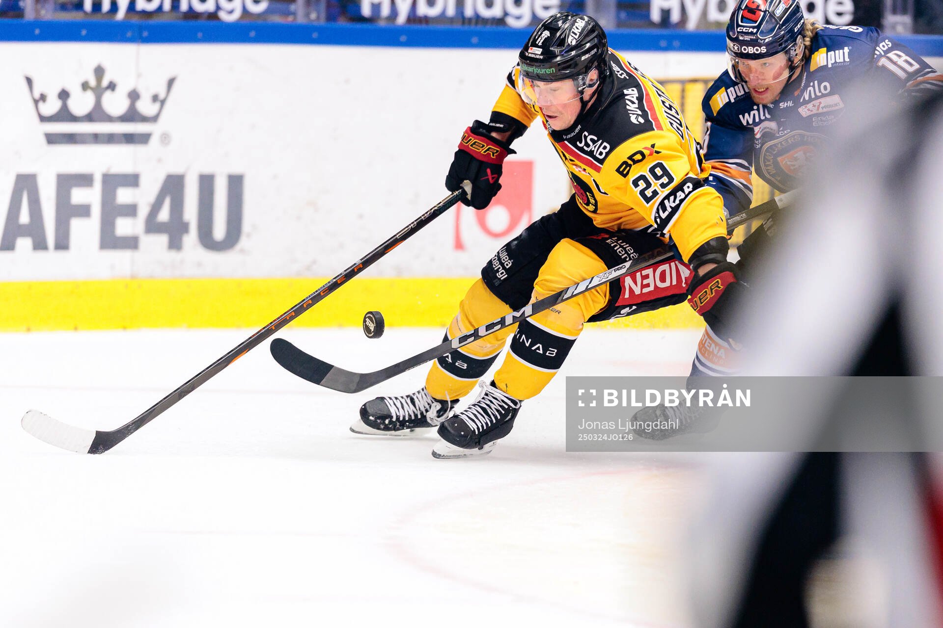 Luleås Erik Gustafsson och Växjös Marcus Sylvegård