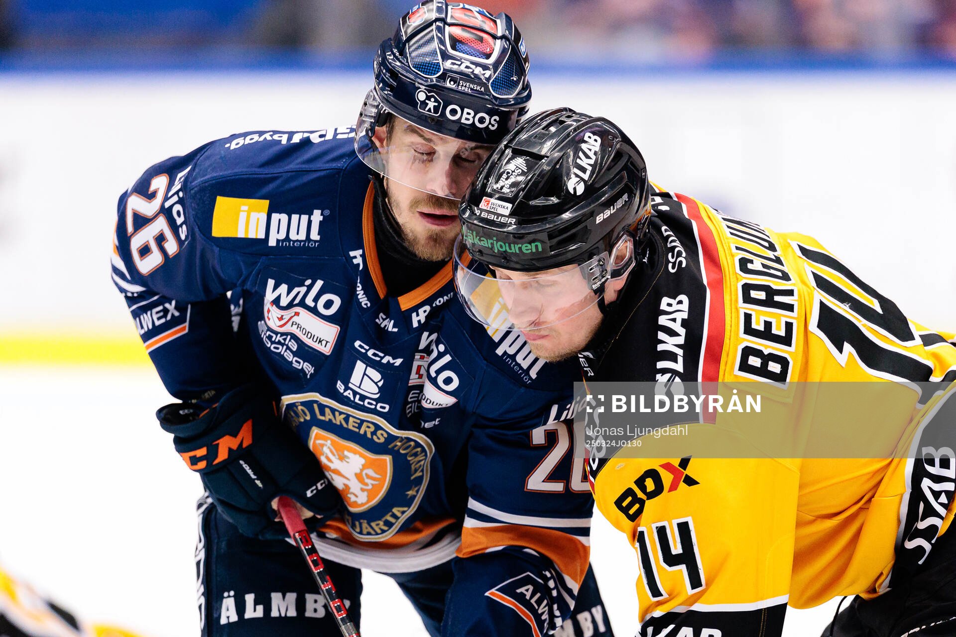 Växjös Emil Larsson och Luleås Jonas Berglund