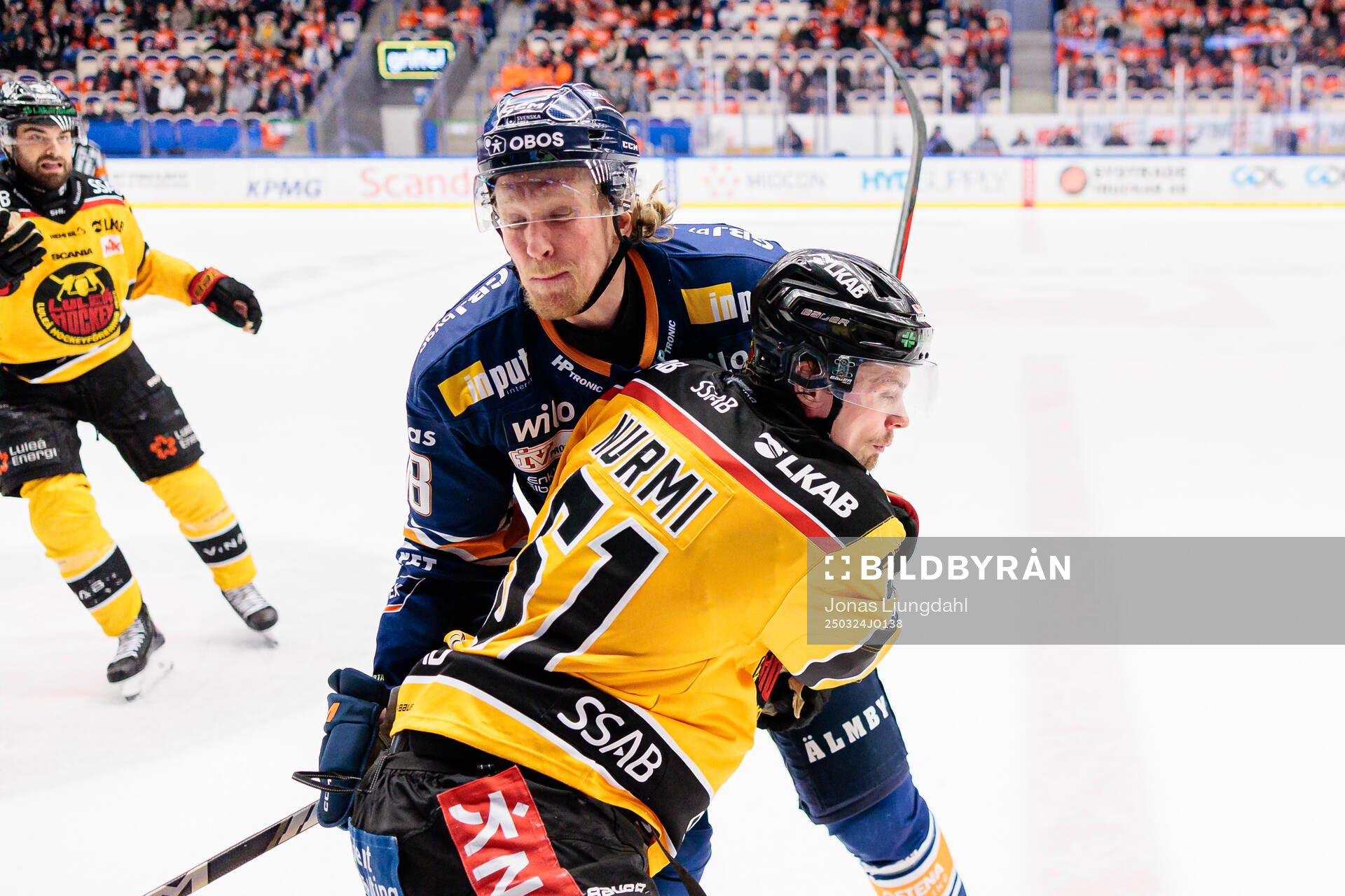 Växjös Marcus Sylvegård och Luleås Markus Nurmi