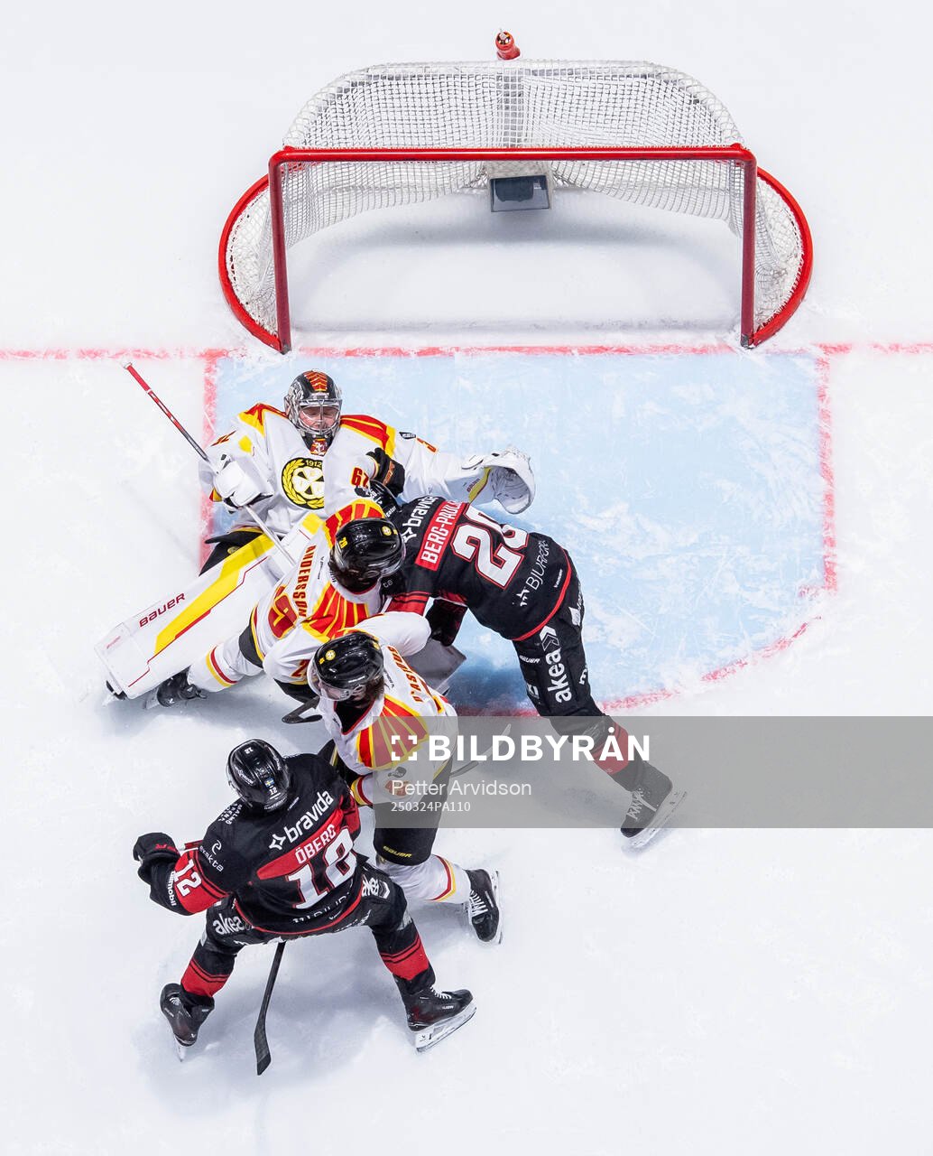 Malmö Redhawks Linus Öberg och Thomas Berg Paulsen oroar