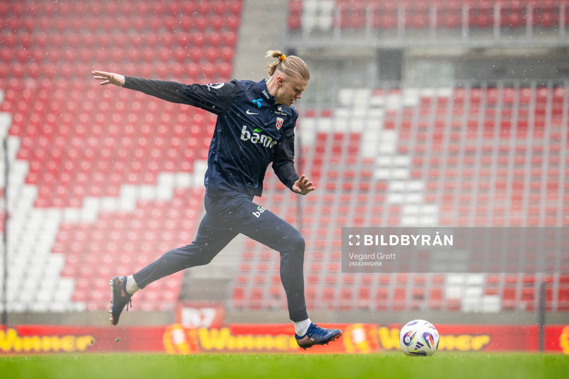 Erling Braut Haaland of the Norwegian national football team