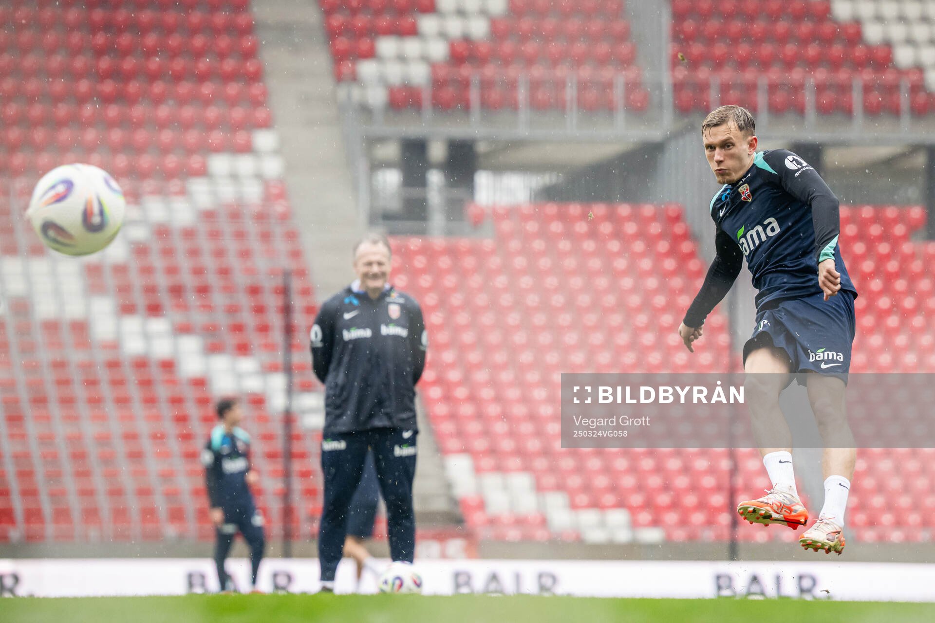 Marcus Holmgren Pedersen of the Norwegian national football