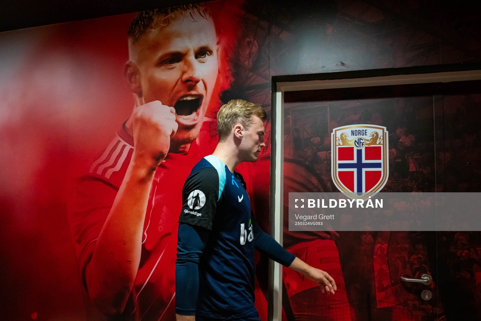 Sondre Langås of the Norwegian national football team