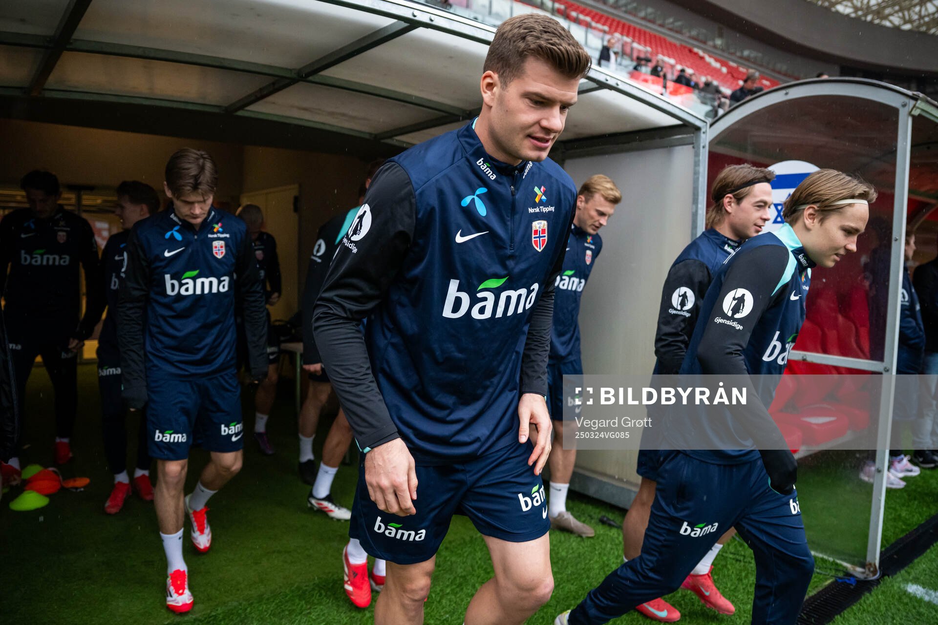 Alexander Sørloth of the Norwegian national football team