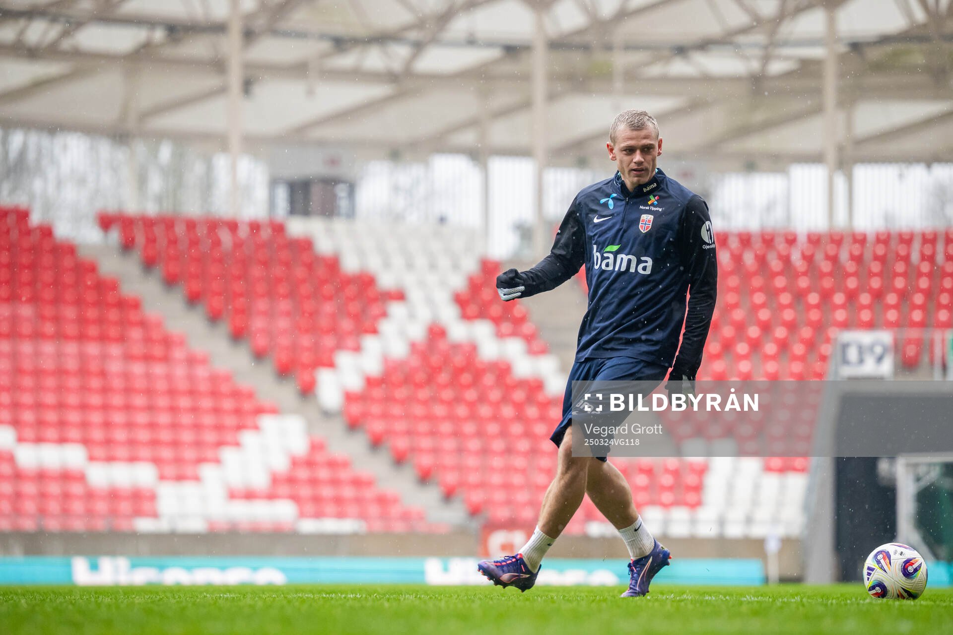 Julian Ryerson of the Norwegian national football team