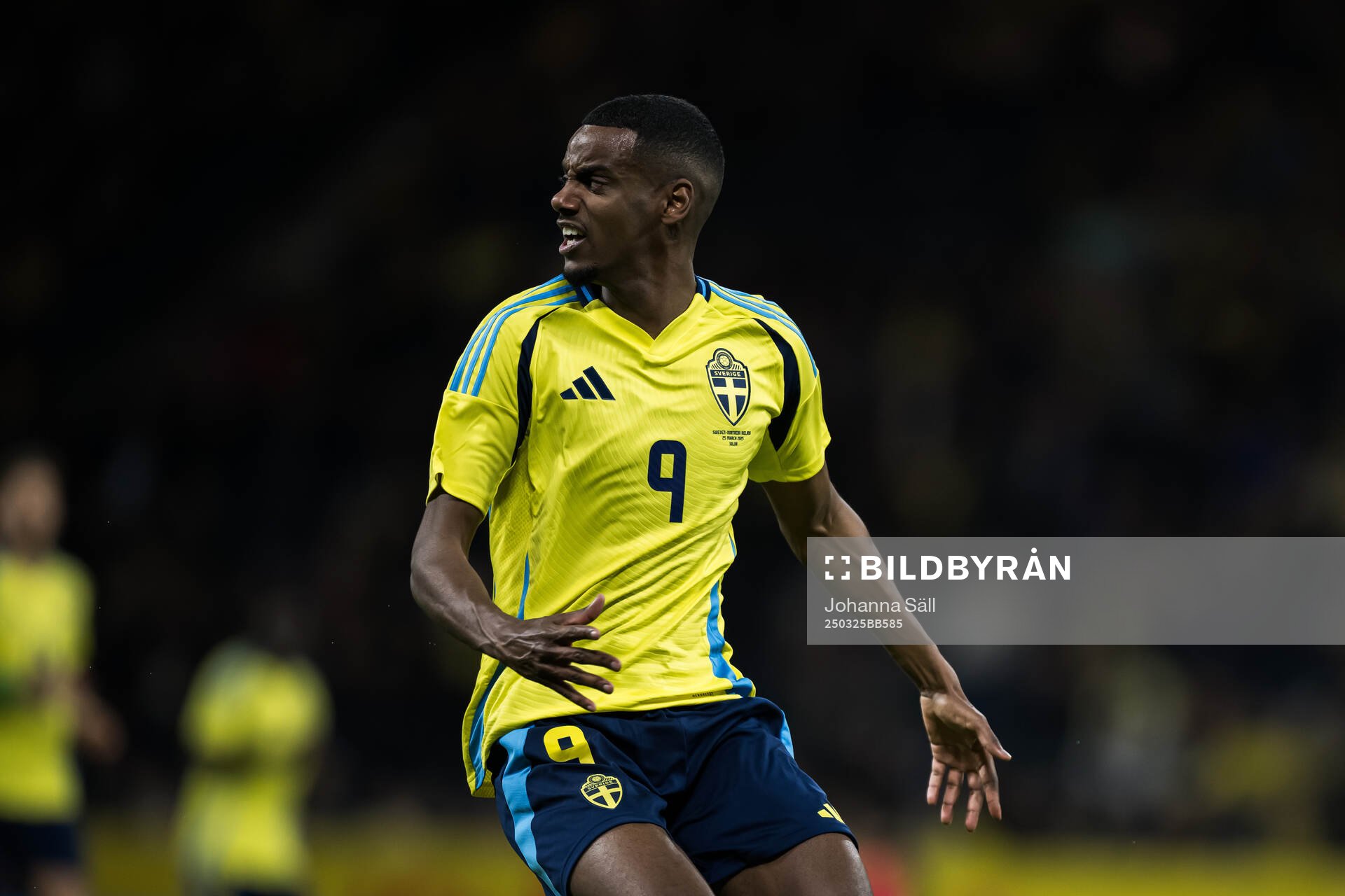 Alexander Isak of Sweden