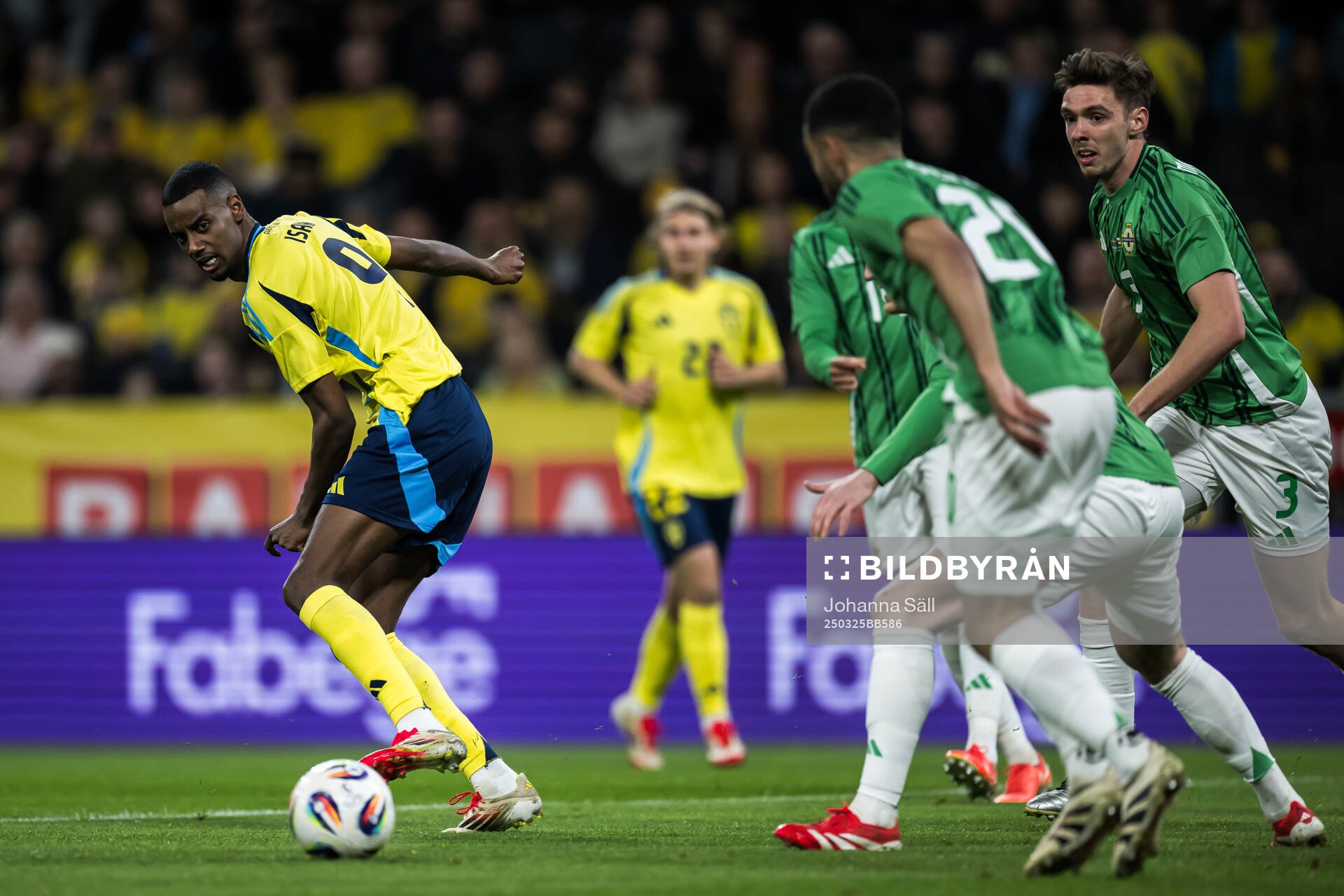 Alexander Isak of Sweden