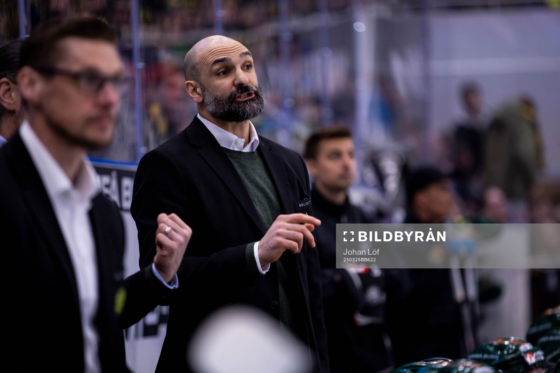 Björklövens huvudtränare Daniel Rahimi