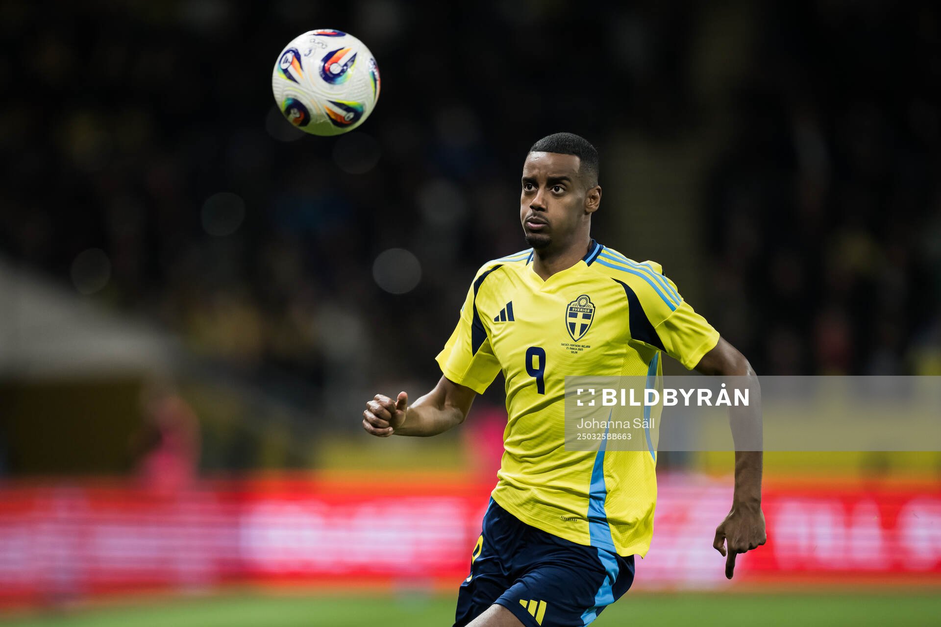 Alexander Isak of Sweden