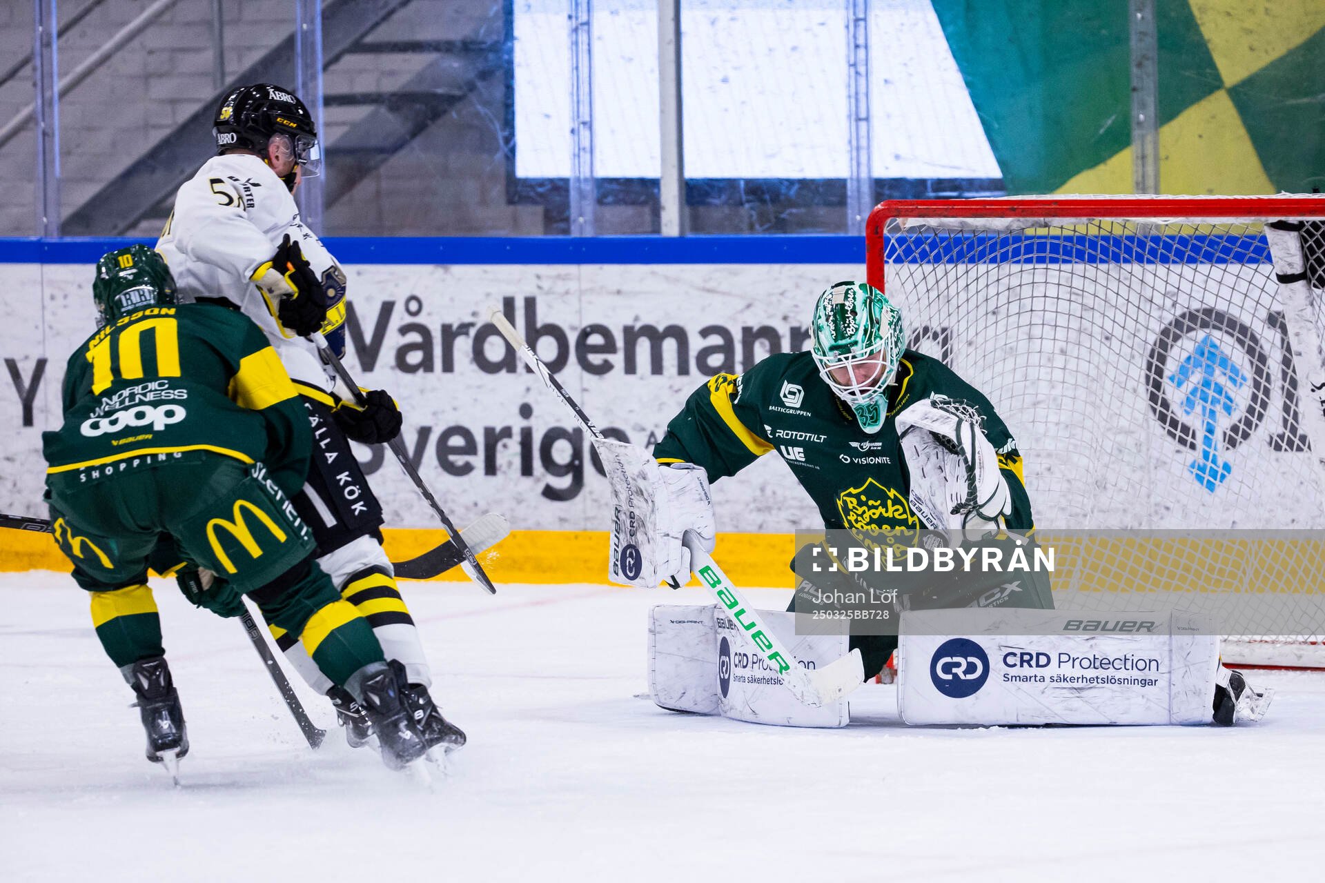 Björklövens målvakt Melker Thelin