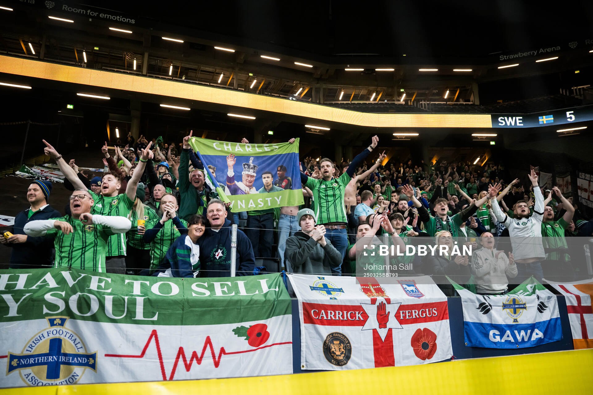 Fans of Northern Ireland