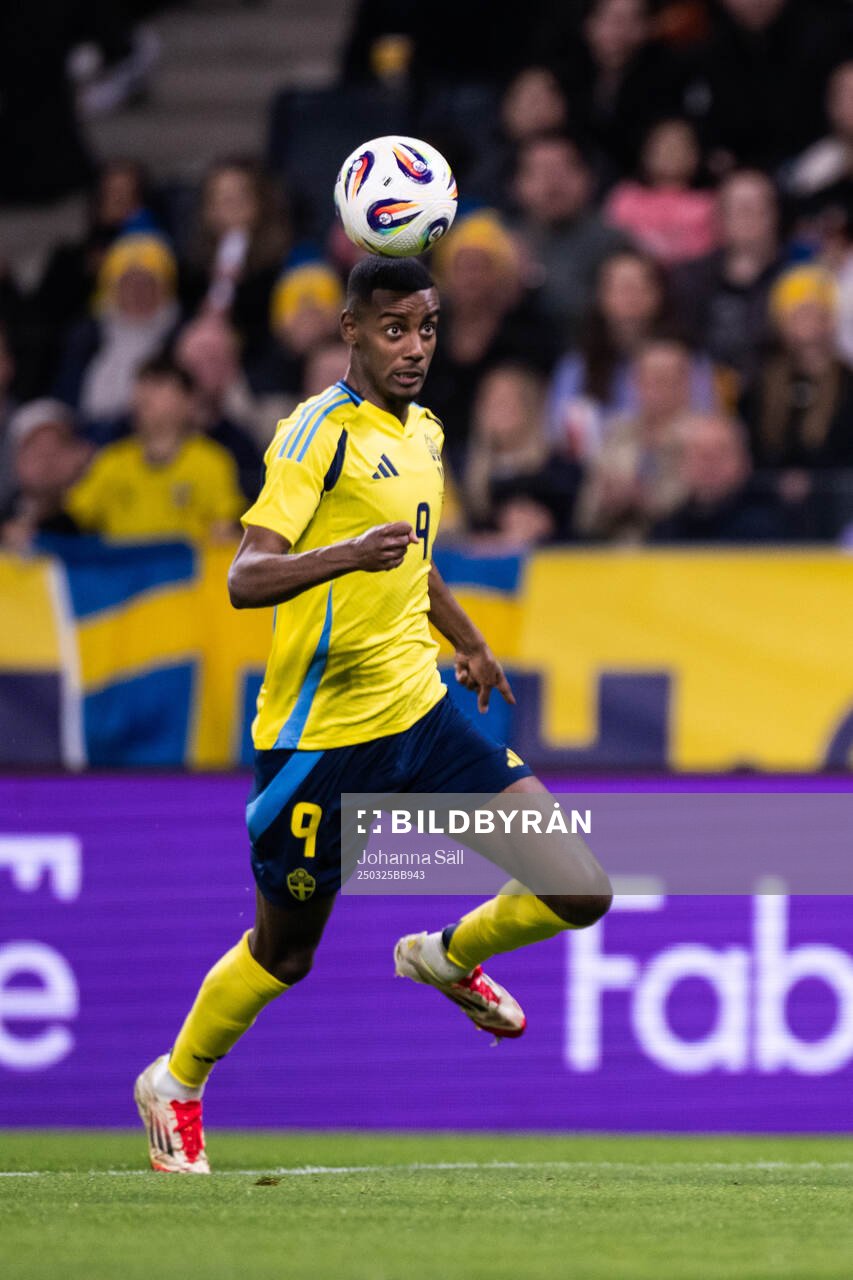 Alexander Isak of Sweden