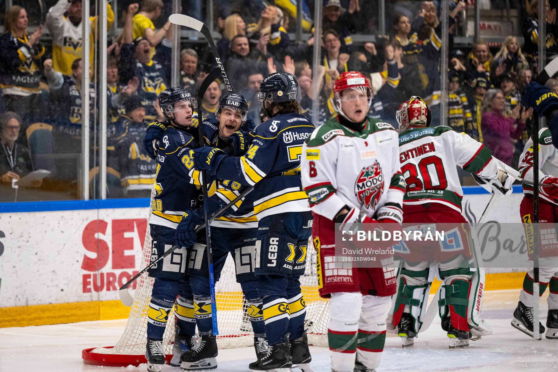 HV71s Oscar Fisker Molgaard jublar