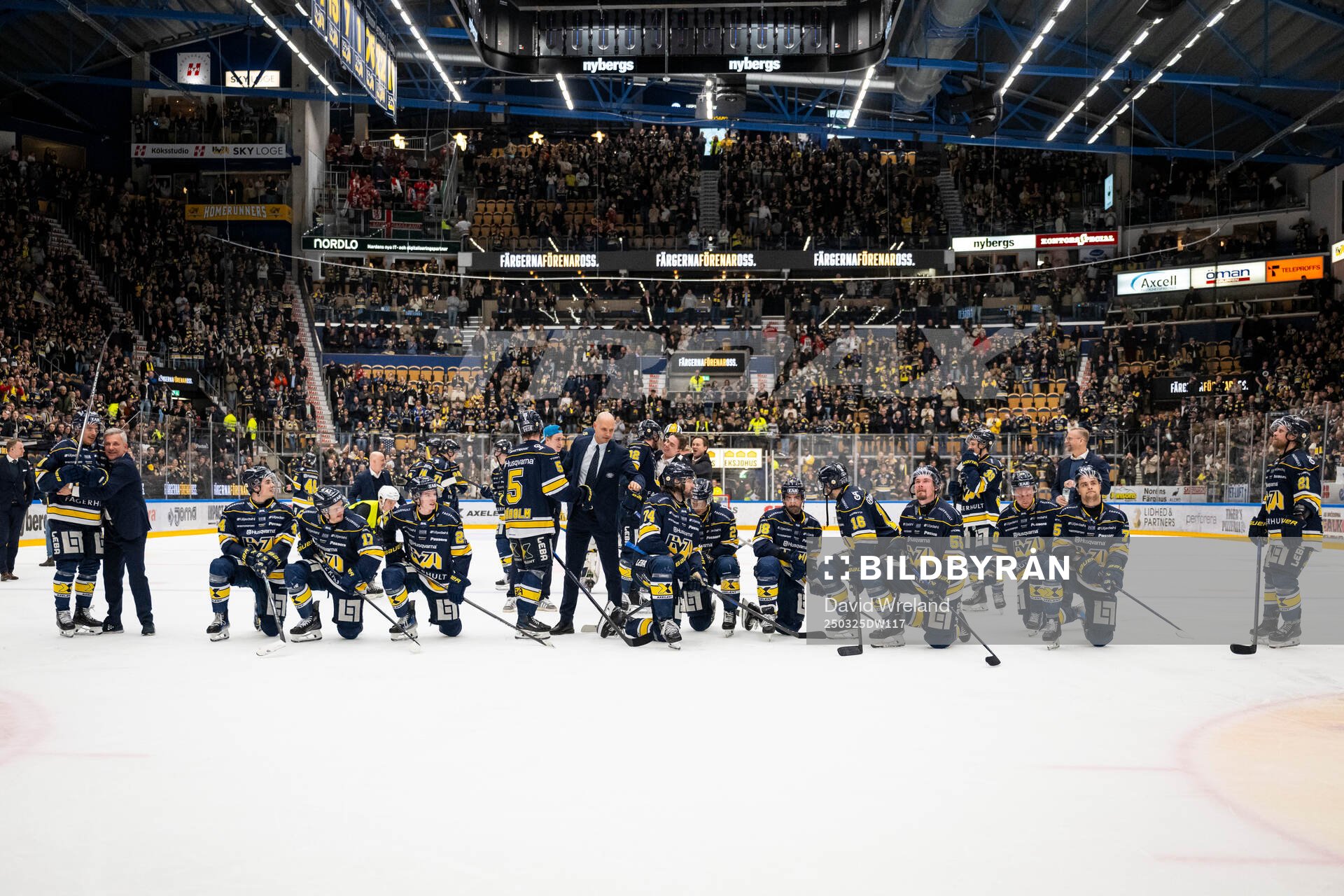 HV71s spelare jublar