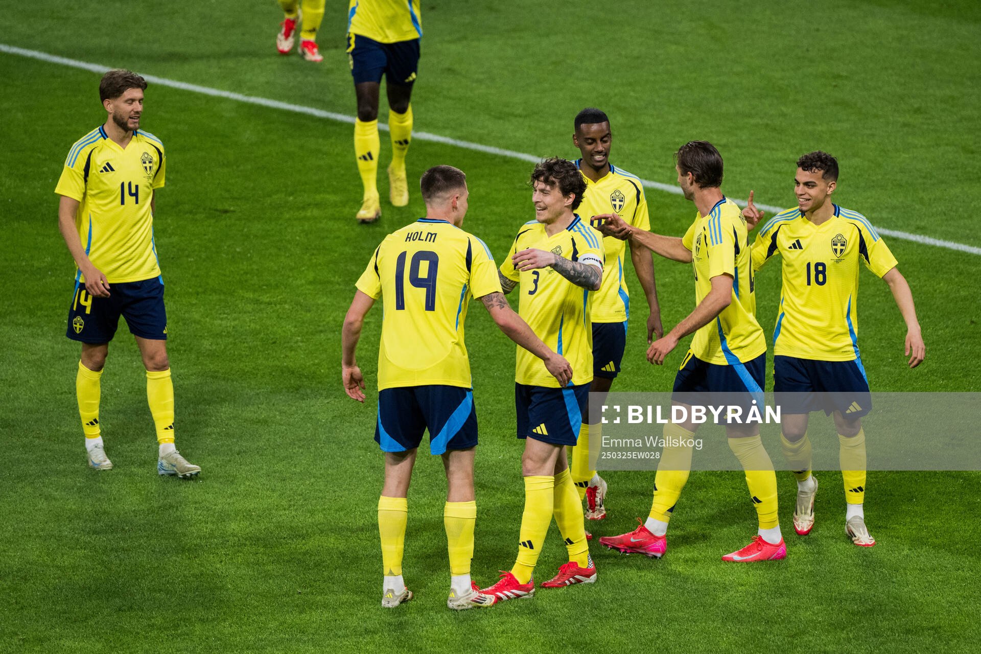 Emil Holm and Victor Nilsson Lindelöf of Sweden