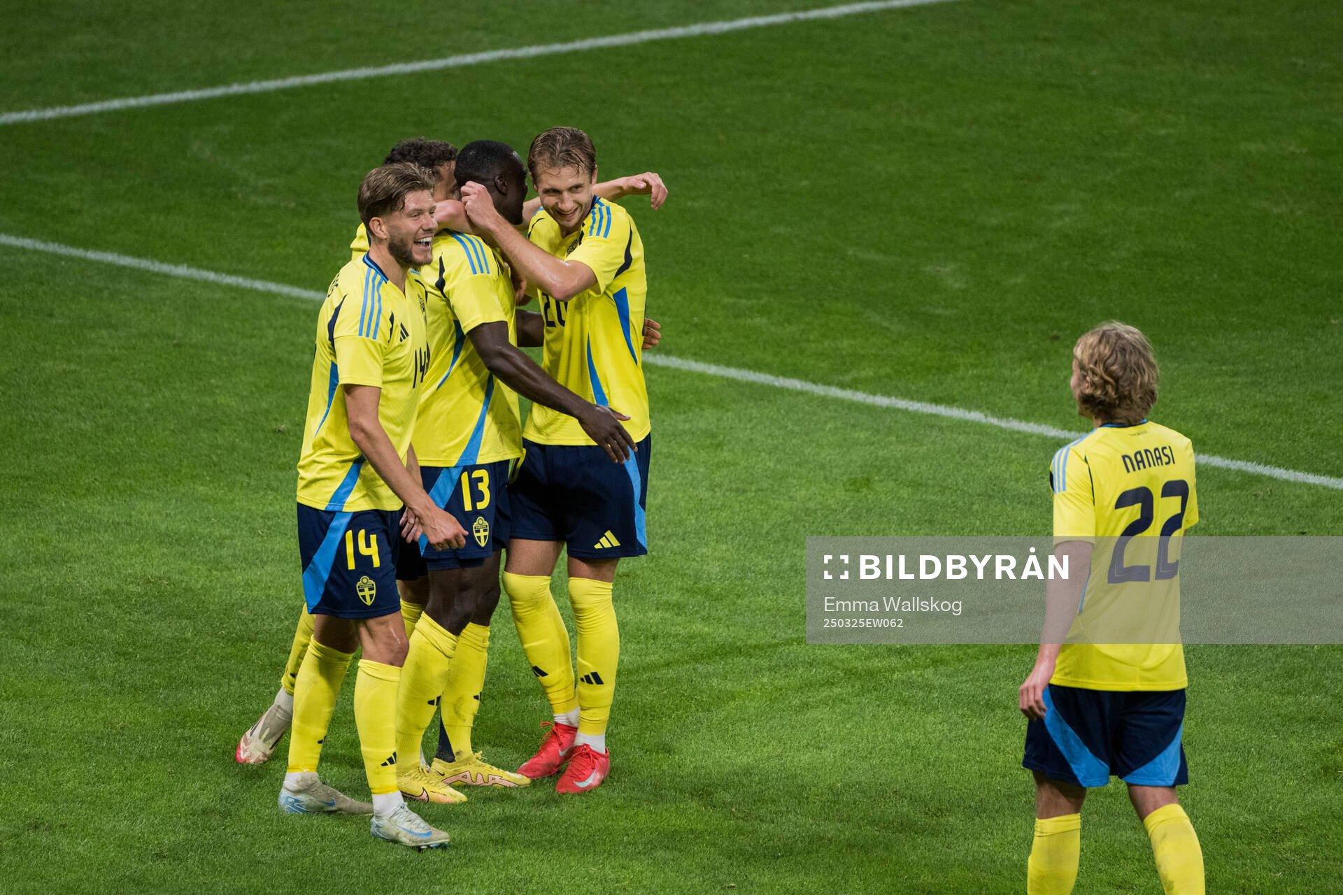 Ken Sema, Anton Salétros, and Benjamin Nygren of Sweden