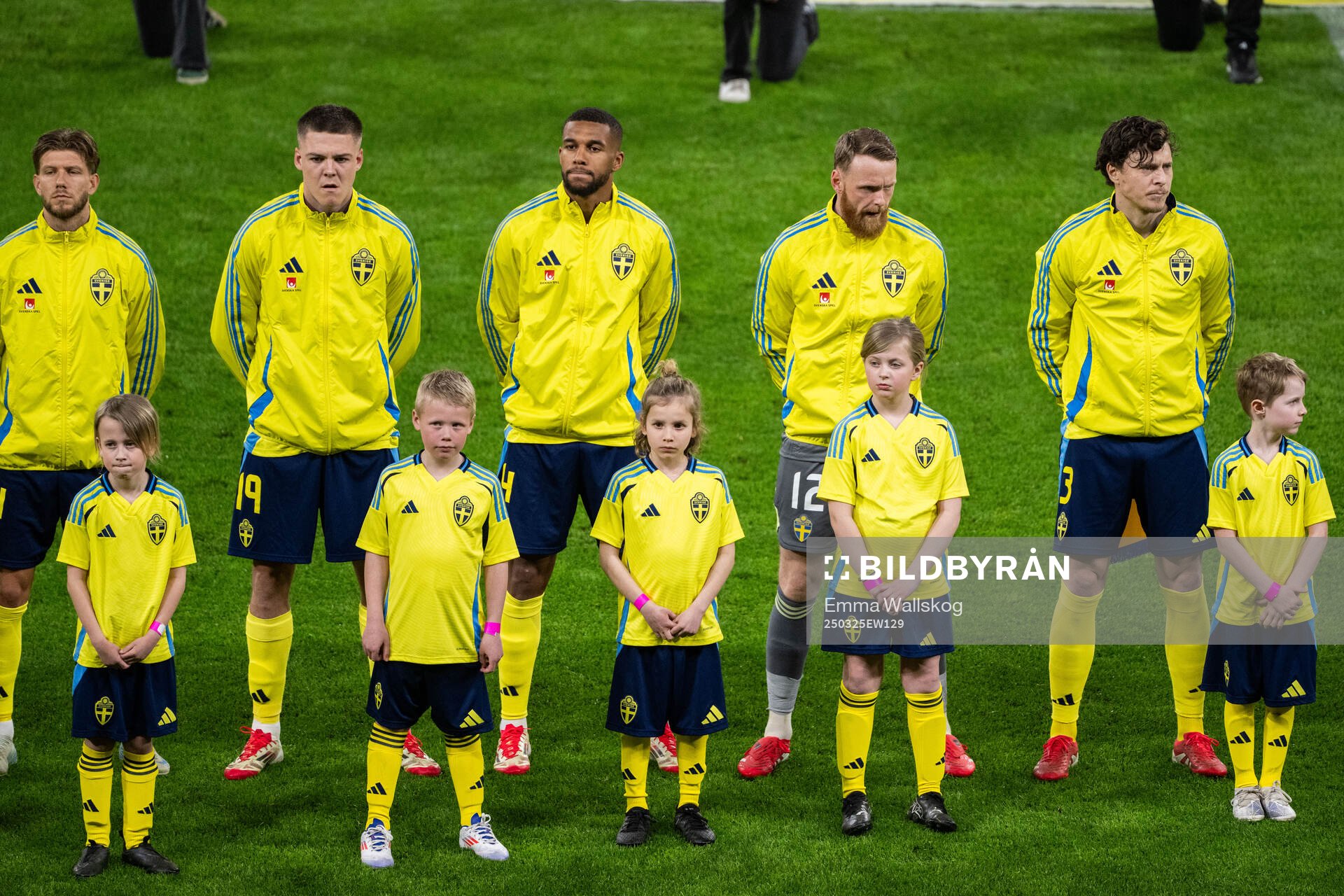 Anton Salétros, Emil Holm, Isak Hien, goalkeeper Viktor