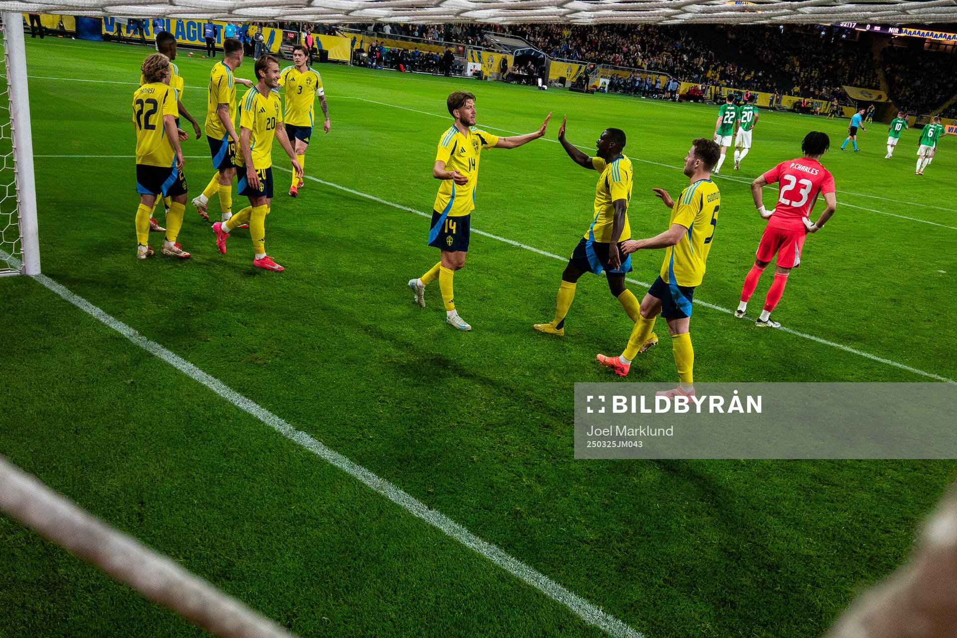 Sebastian Nanasi, Alexander Isak, Benjamin Nygren, Victor