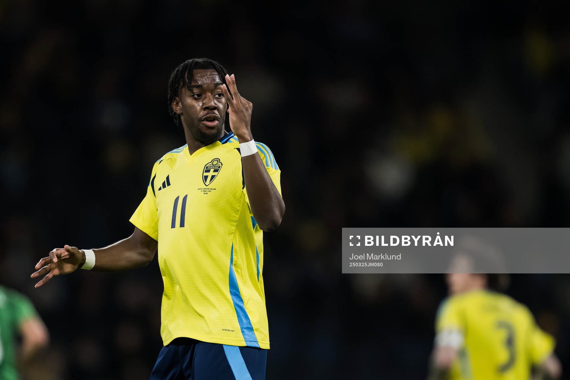 Anthony Elanga of Sweden