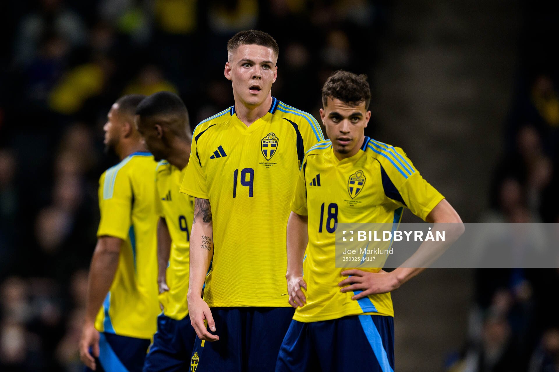 Emil Holm and Yasin Ayari of Sweden