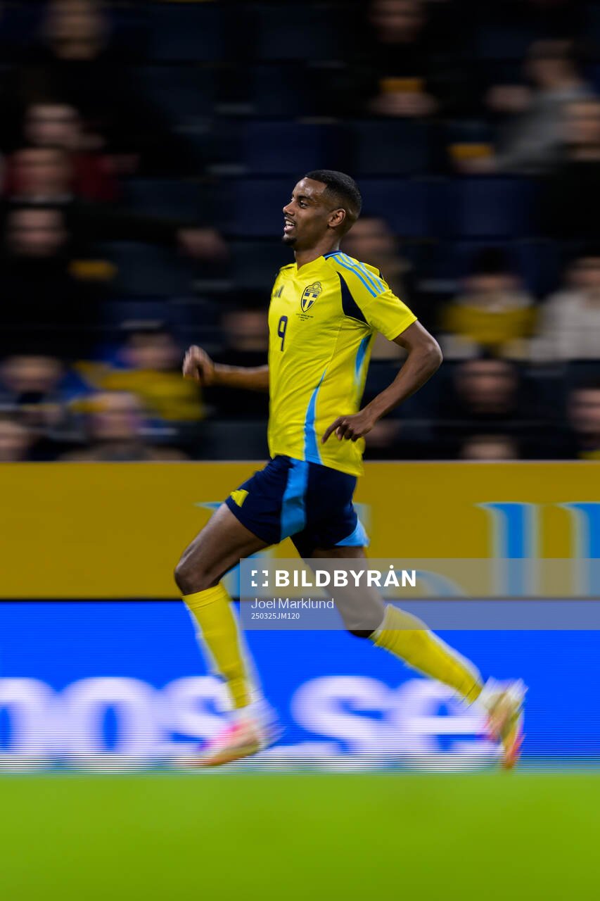 Alexander Isak of Sweden