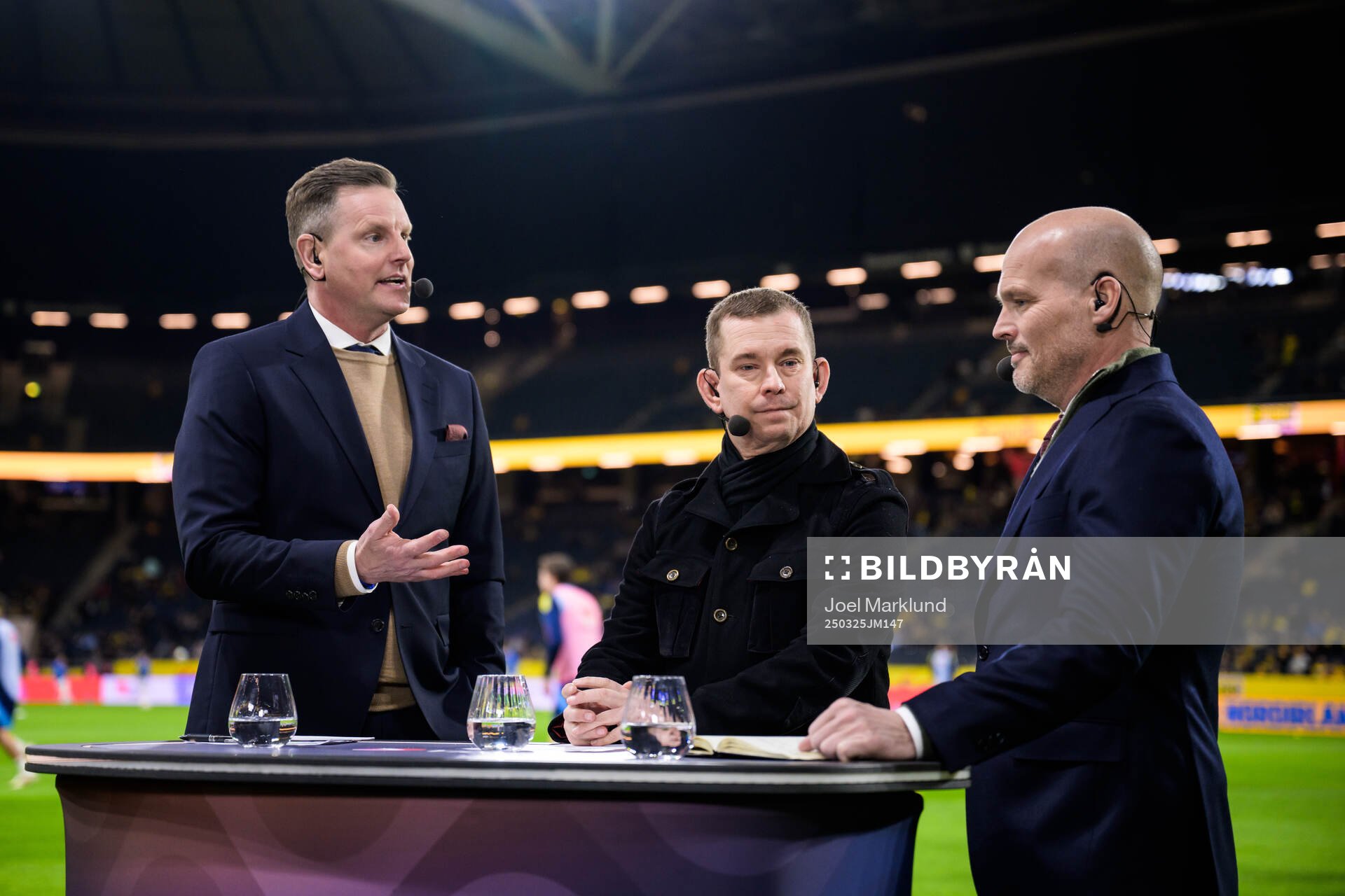 Niklas Jihde, Erik Niva and Fredrik Ljungberg in the
