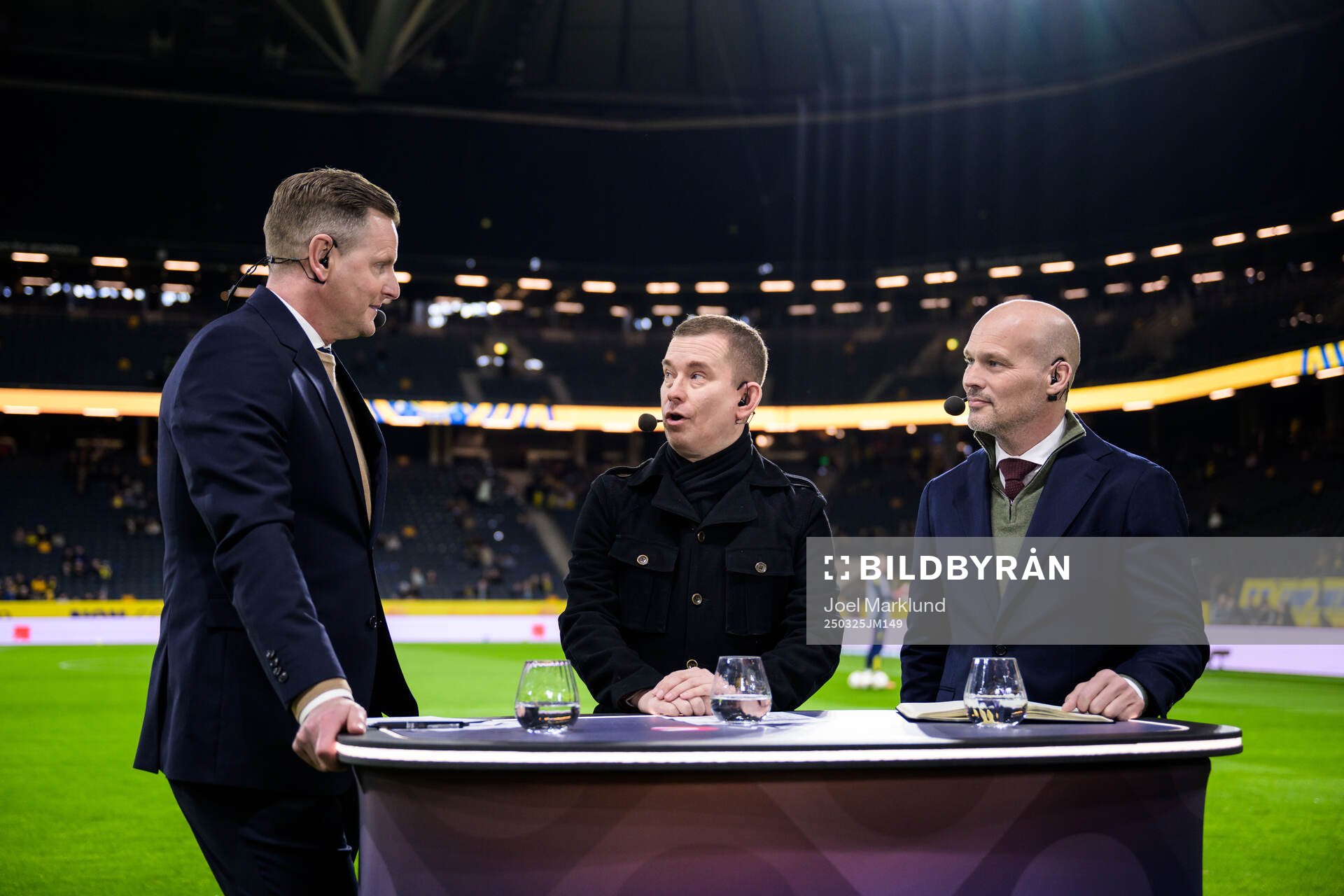 Niklas Jihde, Erik Niva and Fredrik Ljungberg in the